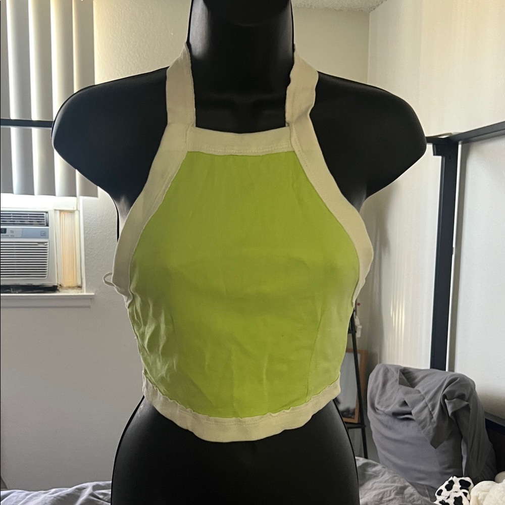 Lime Green Halter Top